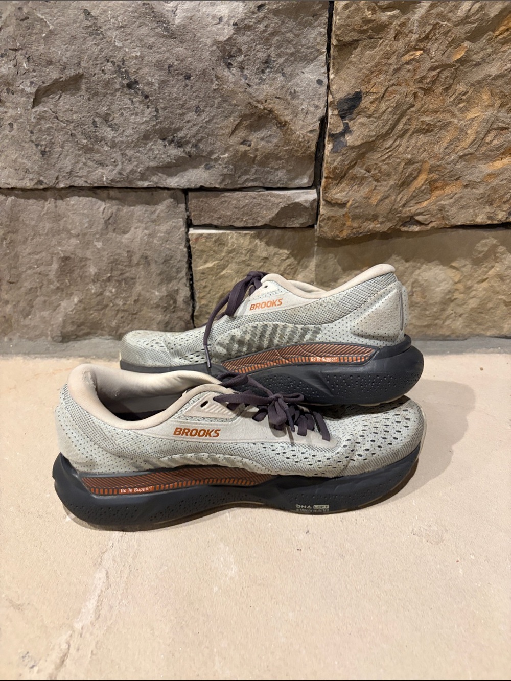 Brooks Women’s Neutral Running Shoes - Light Gray with Dark Gray Accents - Picture 3 of 6